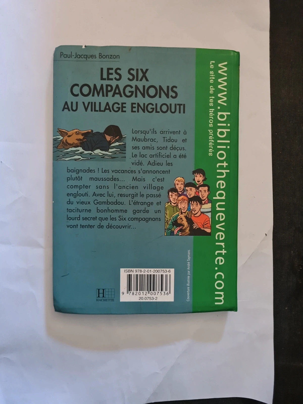 Les six compagnons au village englouti bibliothèque verte 165