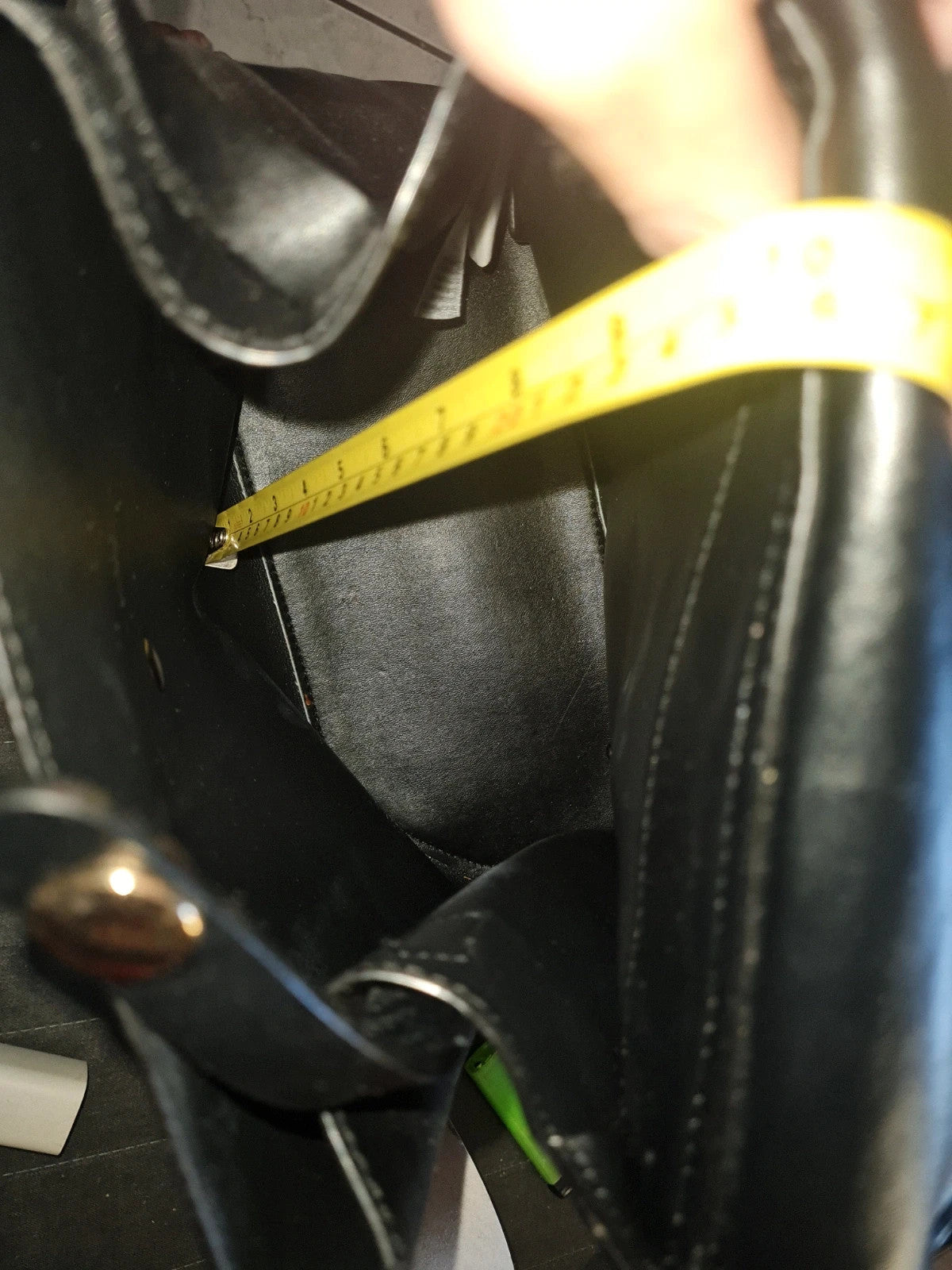 Sac à main à dos noir