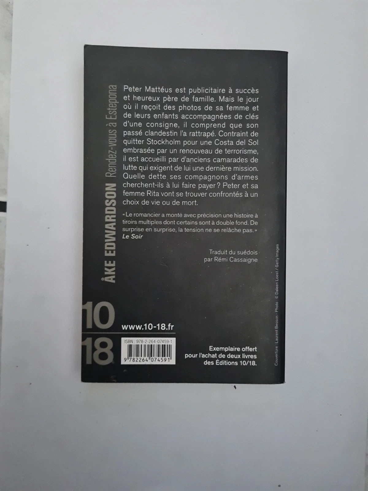 Ake Edwardson,  rendez-vous à Estepona