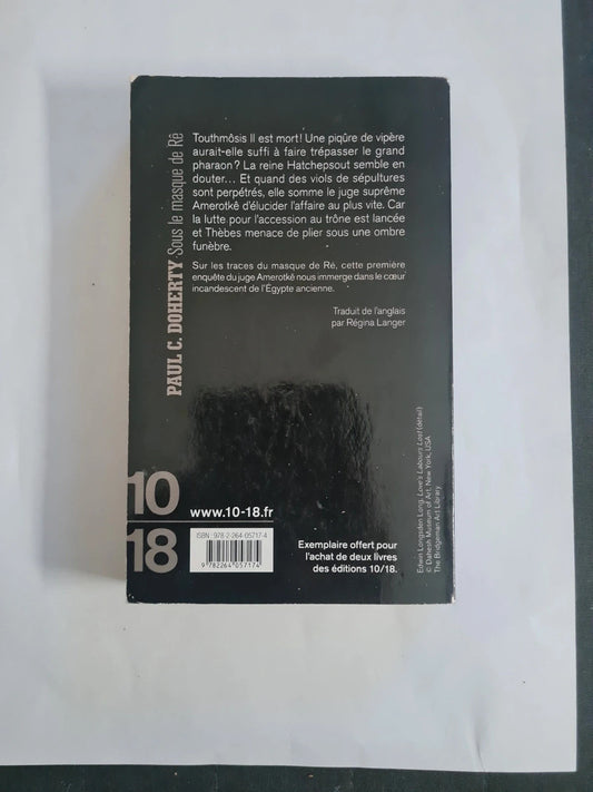 Sous le masque de Re Paul Doherty
French édition