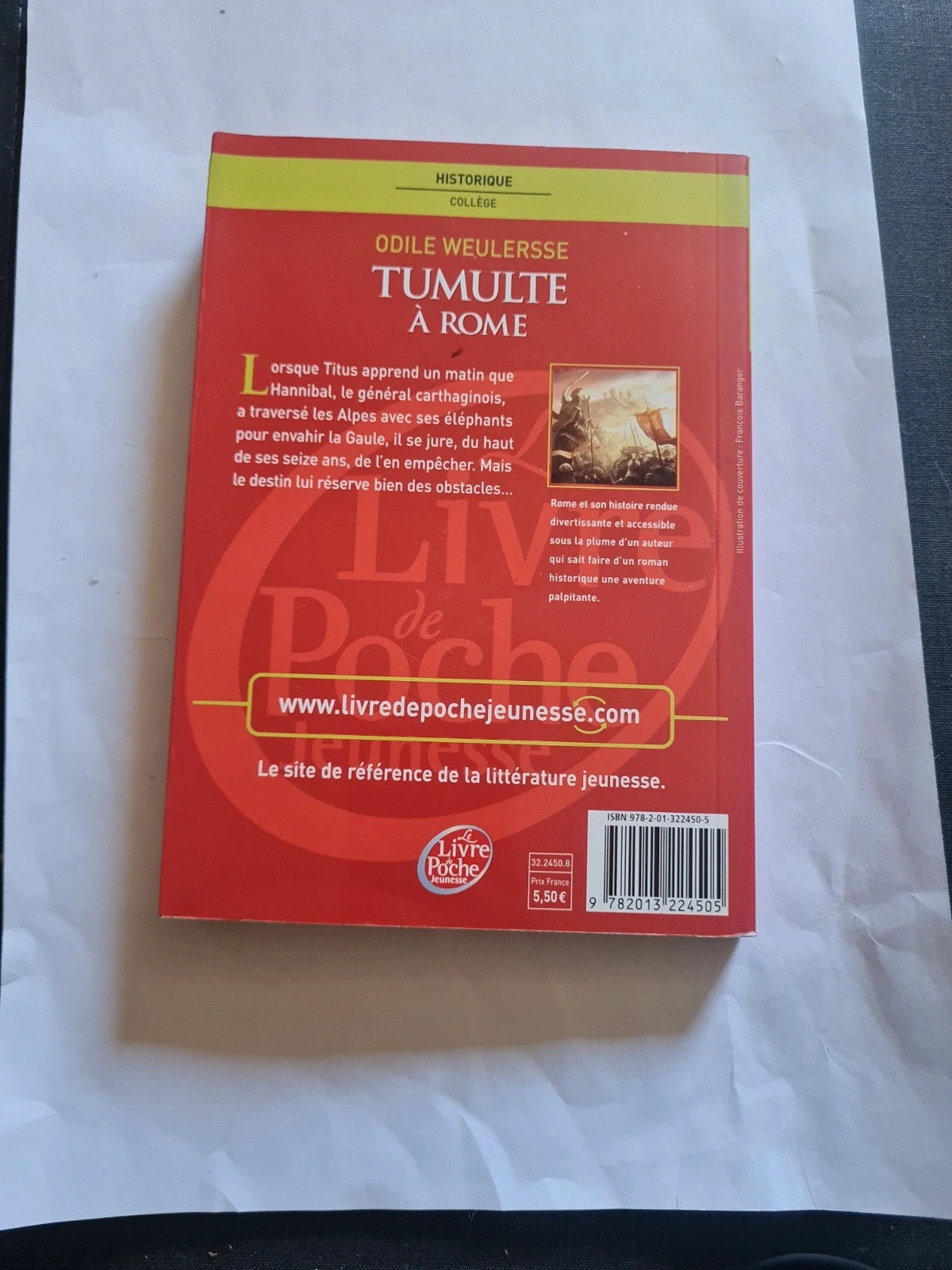Tumulte à Rome, Odile Weulersse
