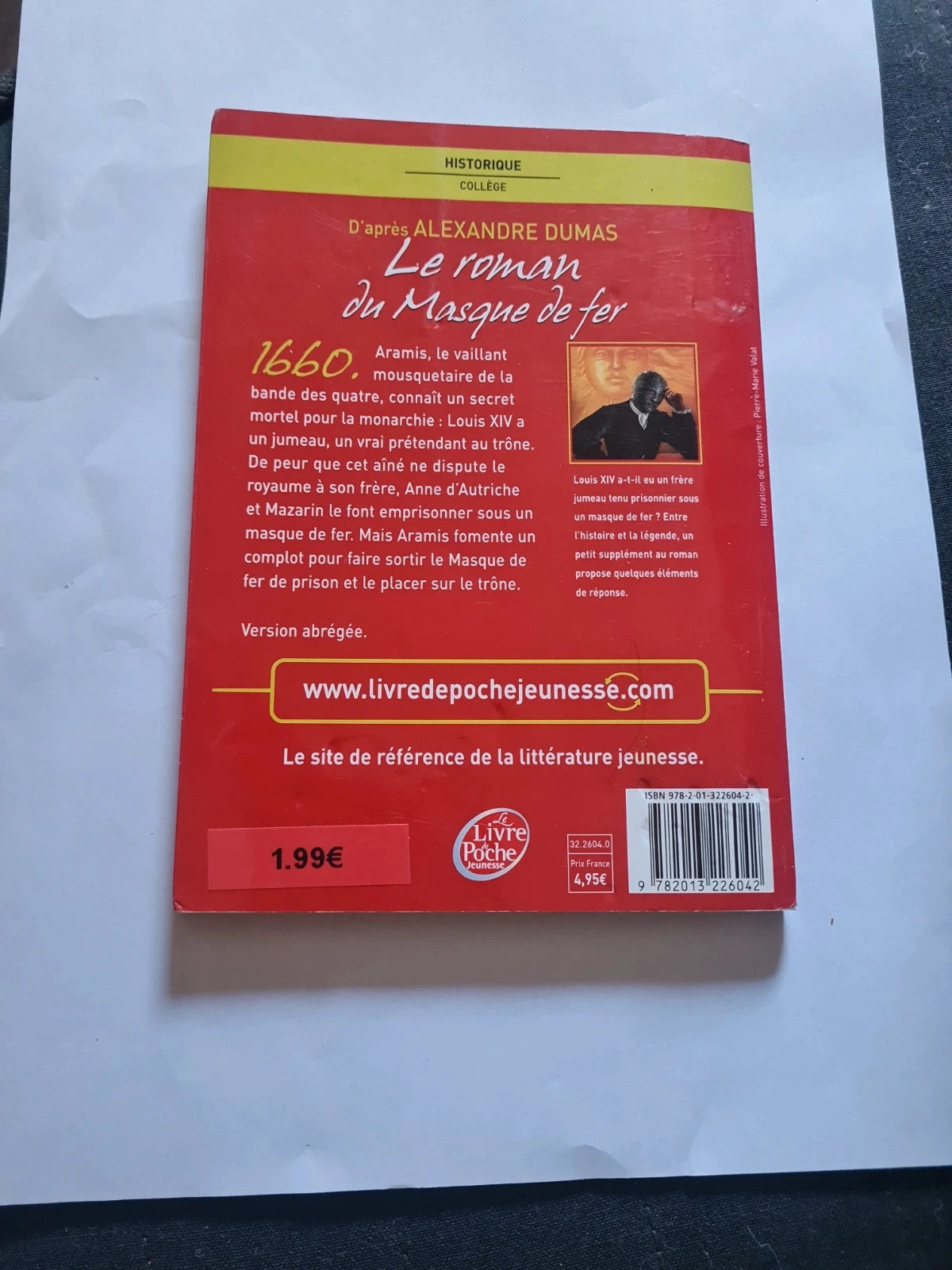 Le Roman Du Masque De Fer - alexandre dumas