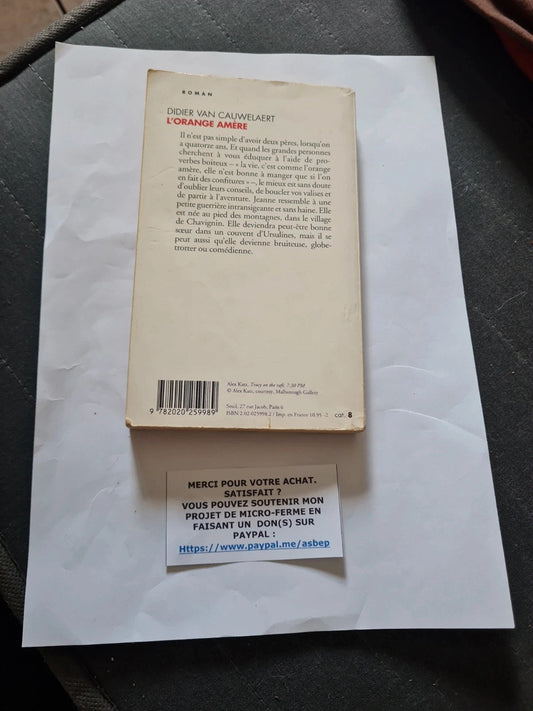 L'orange Amère - didier van cauwelaert