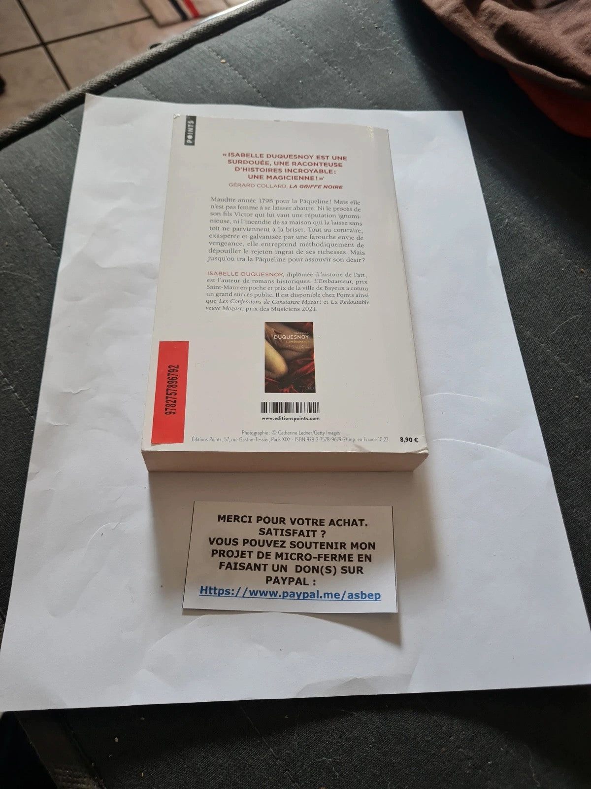 La Pâqueline: ou les mémoires d'une mère monstrueuse, Isabelle Duquesnoy