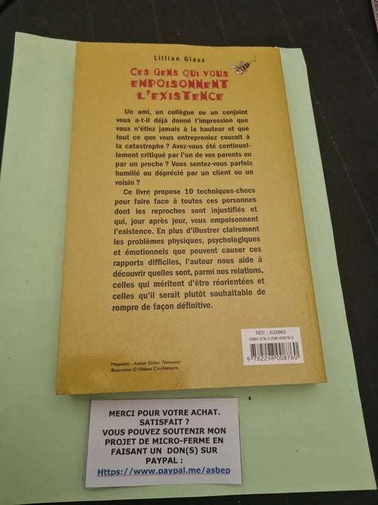 Ces Gens Qui Vous Empoisonnent L'existence - Glas Lillian - france loisir