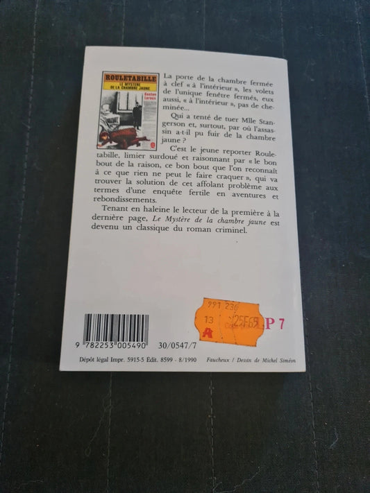 Rouletabille , Le Mystère de la chambre jaune, Gaston Leroux
