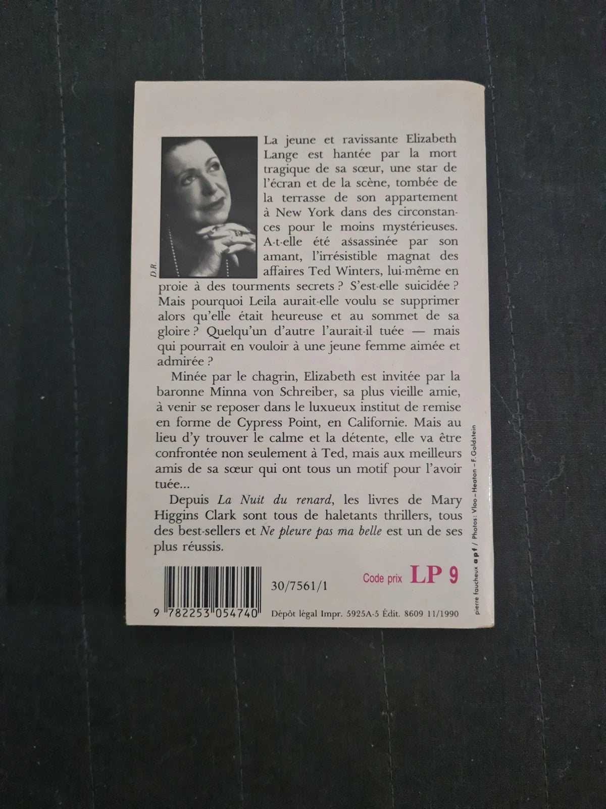 Ne pleure pas ma belle, Mary Higgins Clark