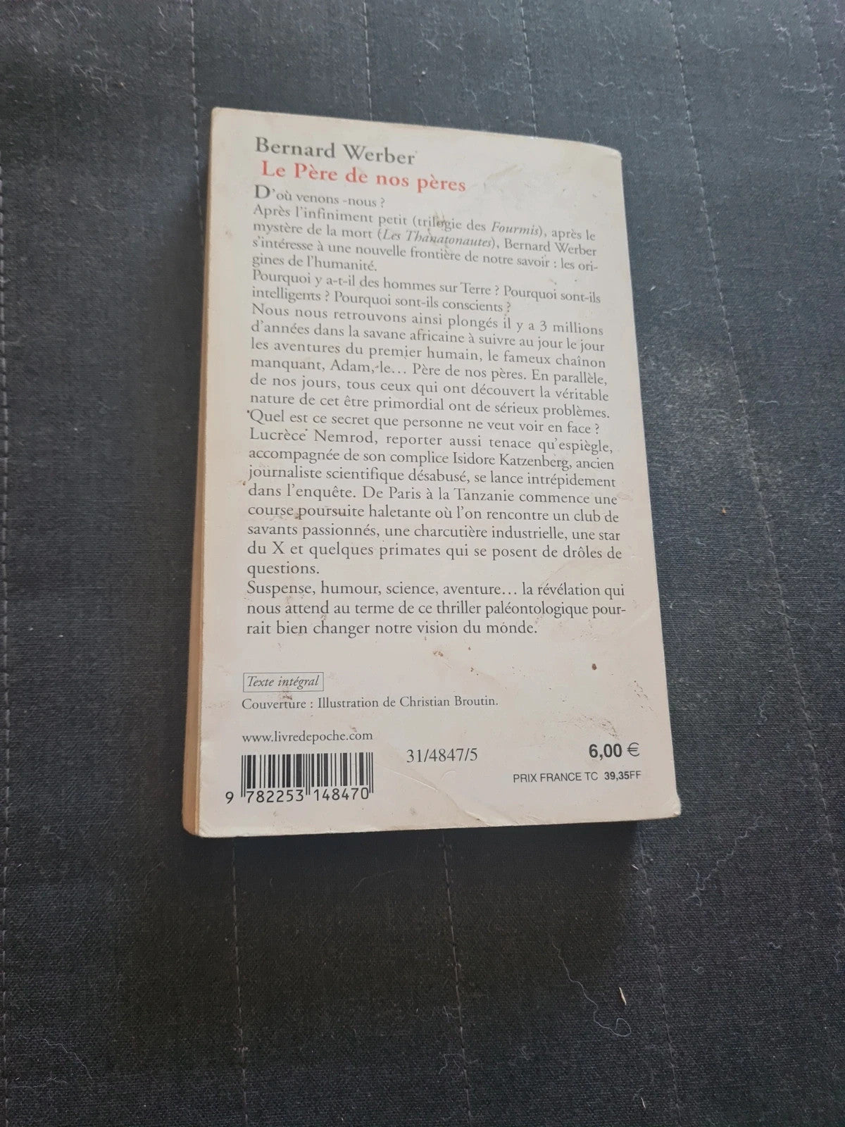 Le Père de nos pères, Bernard Werber