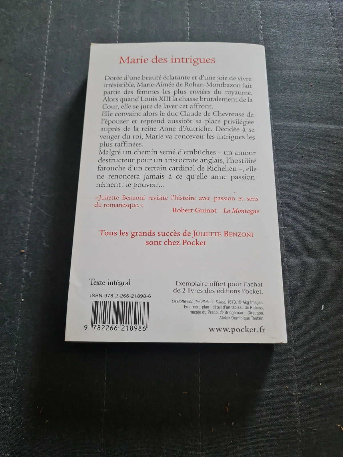 Marie Des Intrigues - Juliette Benzoni