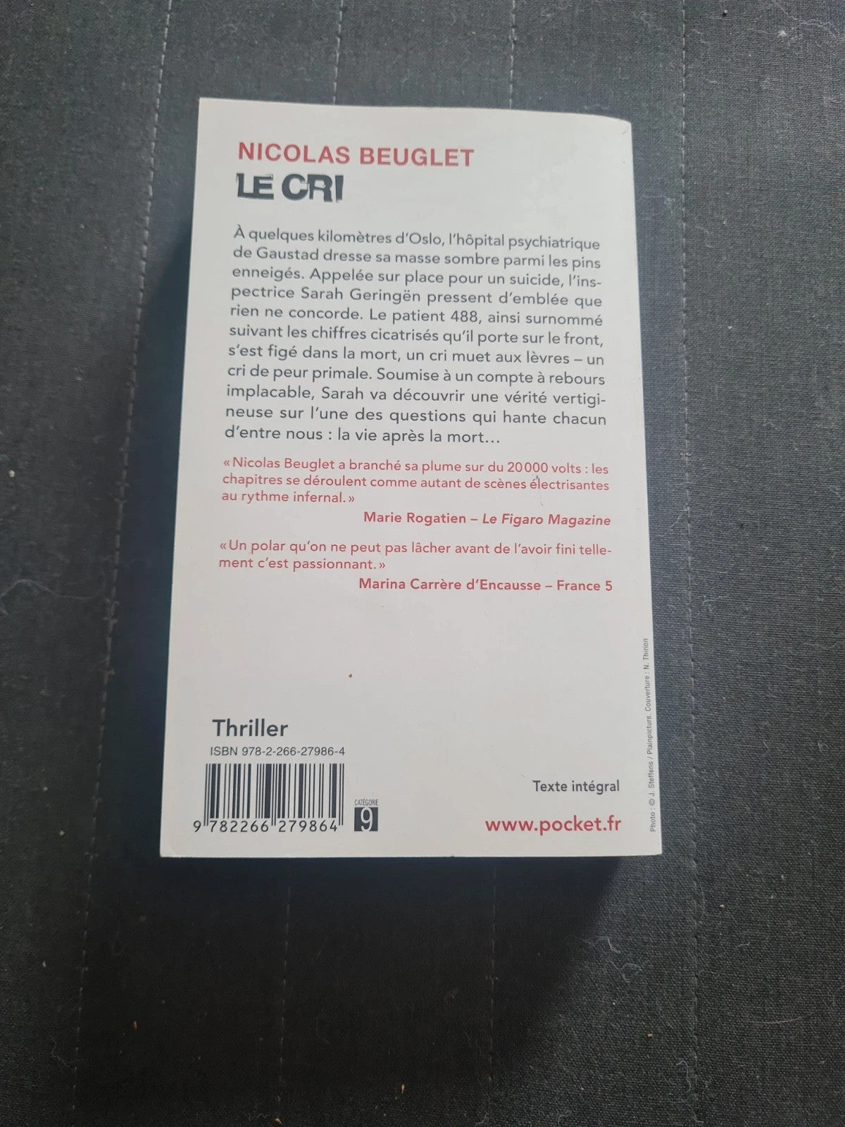 Le Cri, Nicolas Beuglet