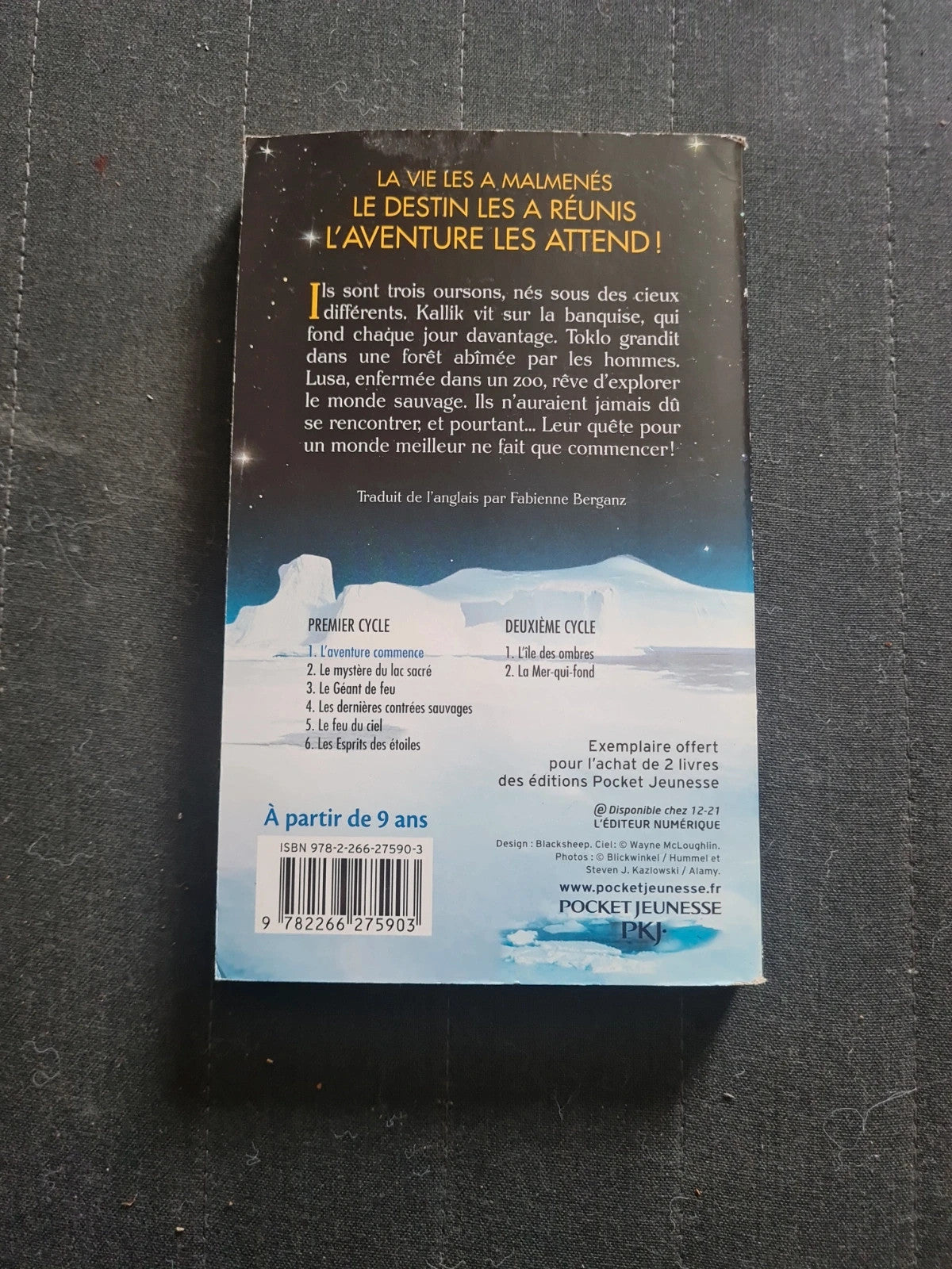 La quête des ours. L'aventure commence Cycle 1 - Livre 1 (Best Seller) - Erin Hunter - PKJ