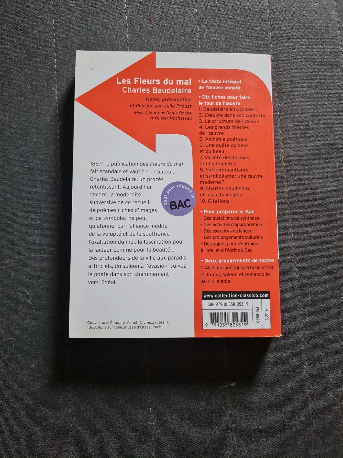 Les Fleurs Du Mal - Charles Baudelaire - Classicolycée 21
