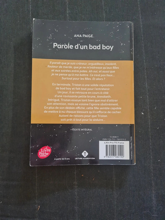 Parole d'un Bad Boy, Ana Paige