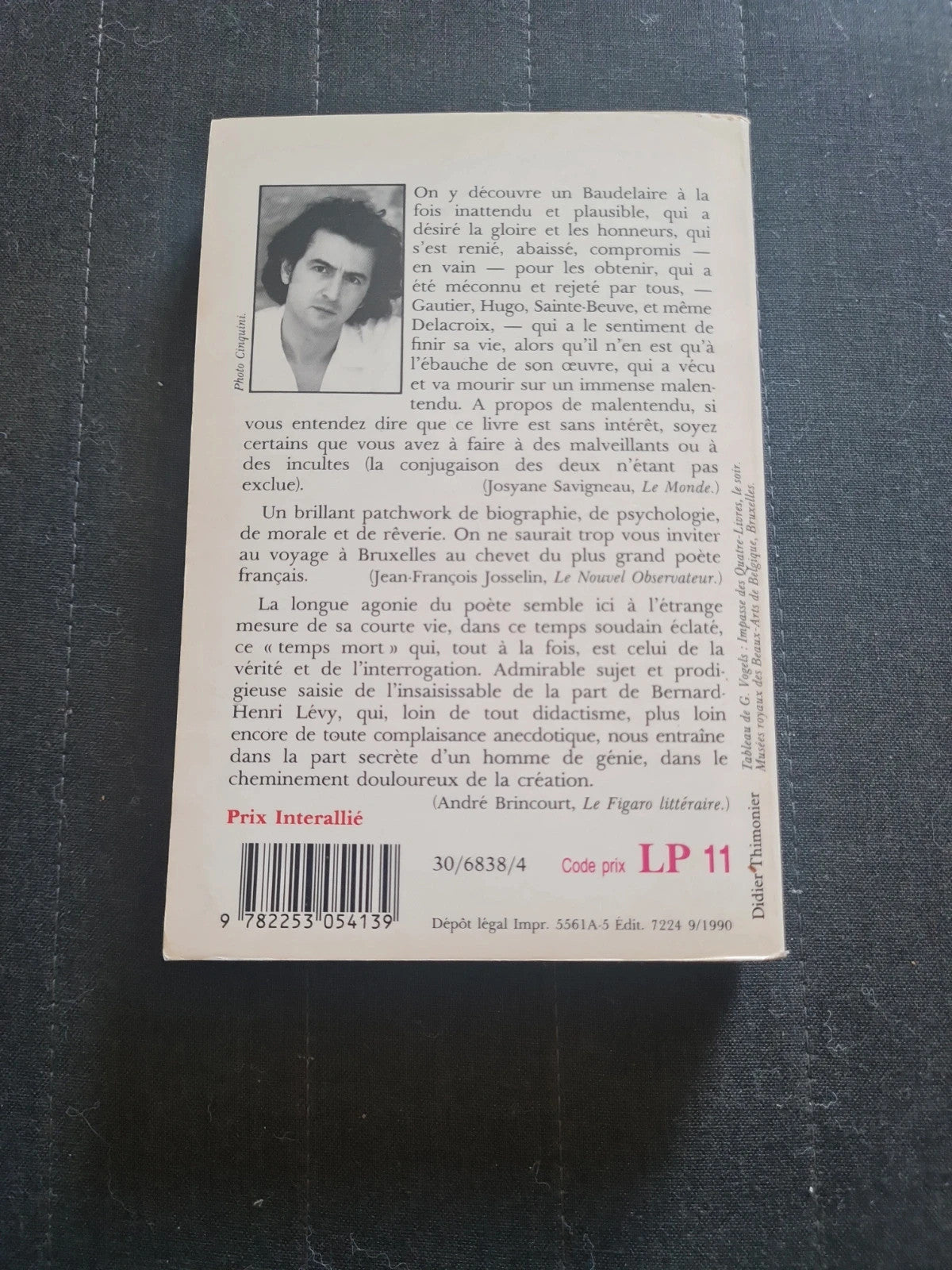 Les derniers jours de Charles Baudelaire: Bernard-Henri Lévy