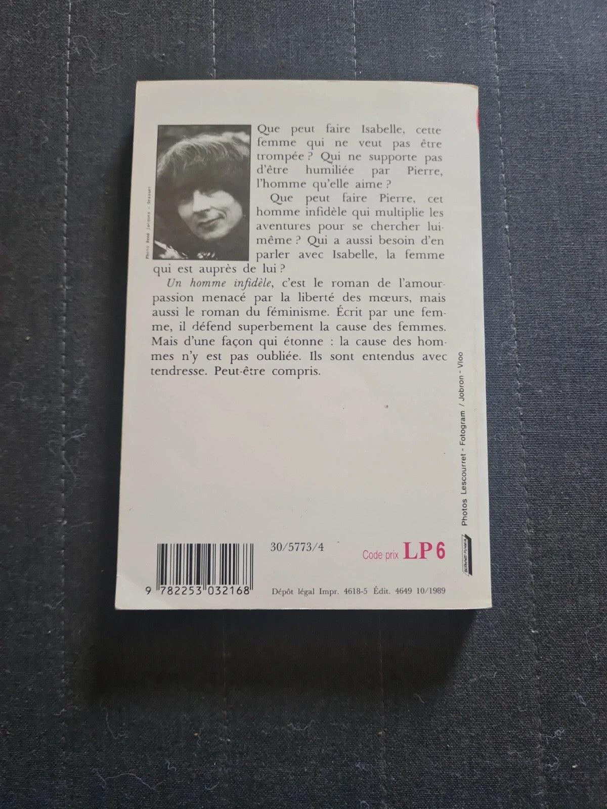 Un Homme Infidele, Madeleine Chapsal 5773