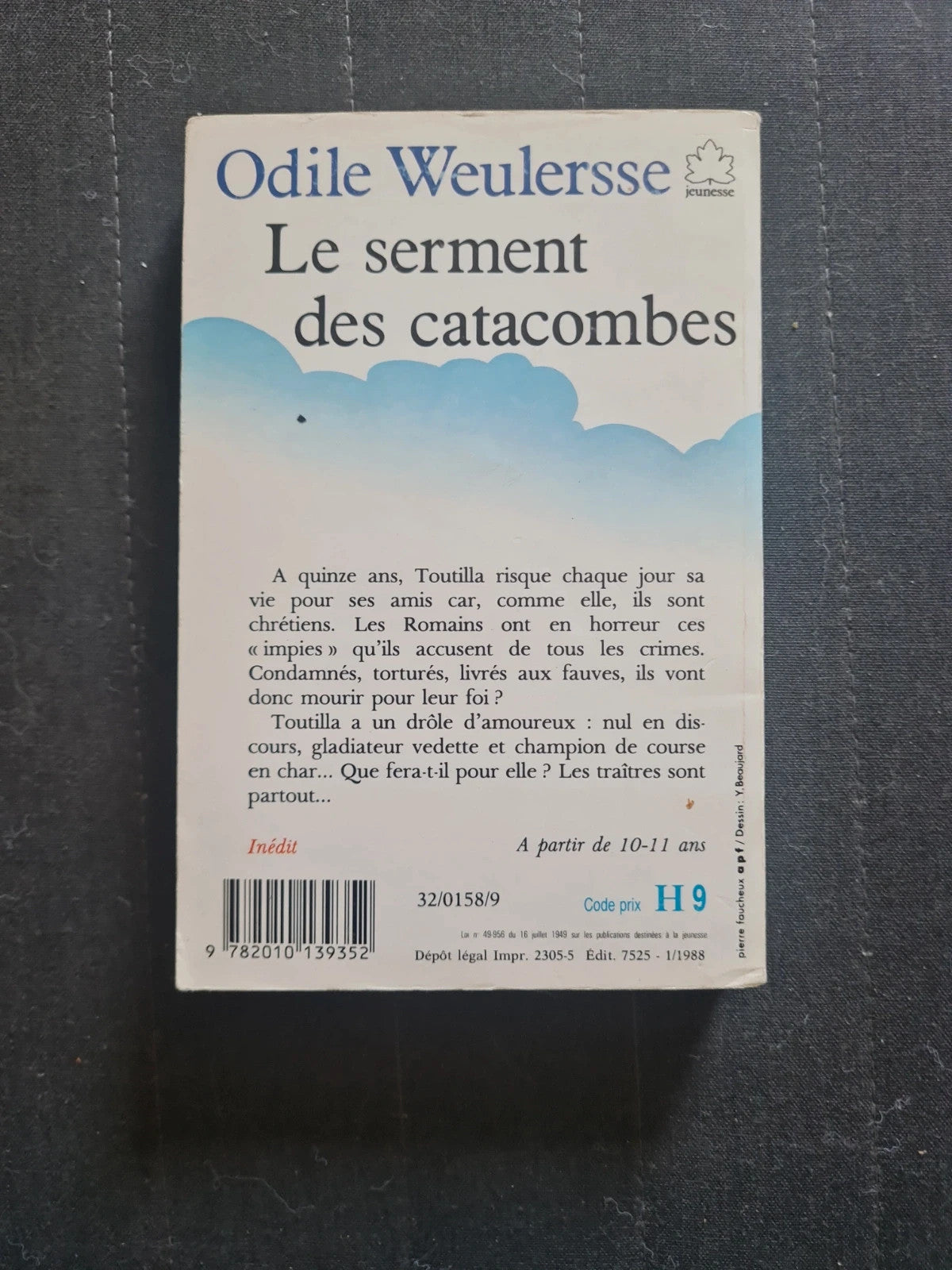 Le serment des catacombes, Odile Weulersse