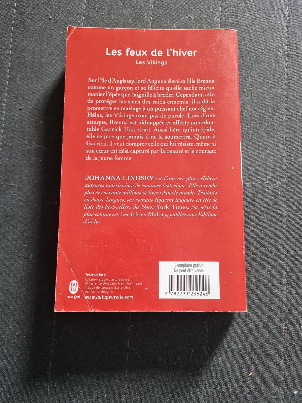 Les feux de l'hiver : les vikings Tome 1 Johanna Lindsey 12654