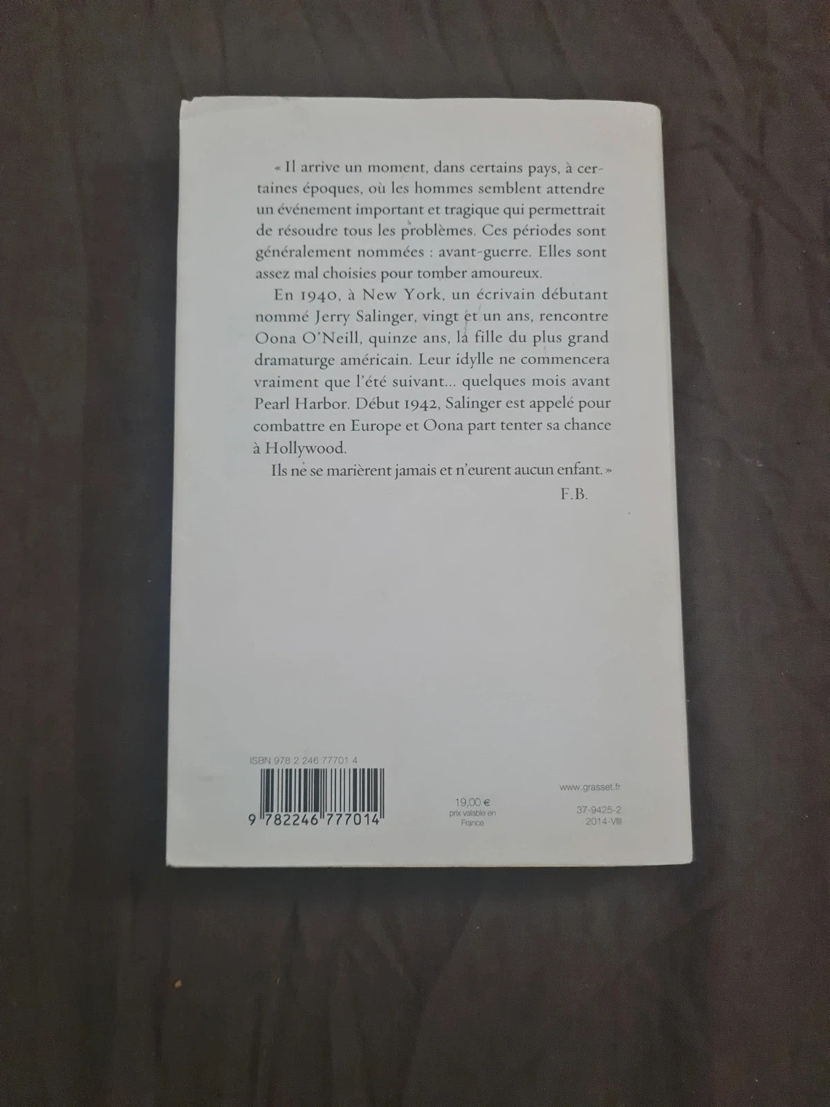 Oona & Salinger
,
Frédéric Beigbeder