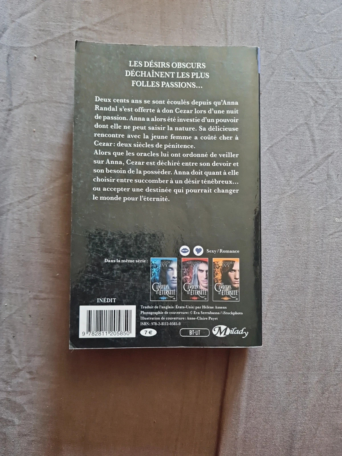 Les Gardiens de l'éternité, Tome 4: Cezar, Alexandra Ivy