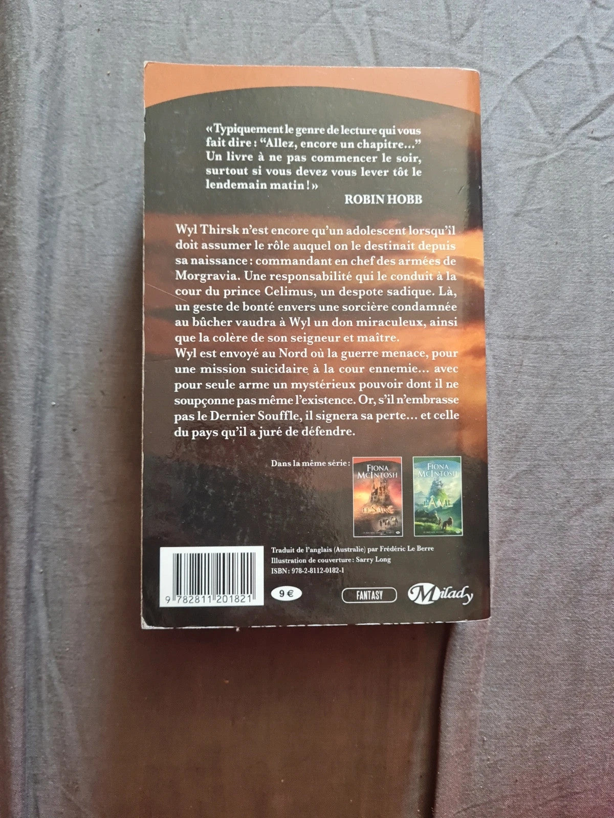 Le Dernier Souffle, Tome 1: Le Don, Fiona McIntosh