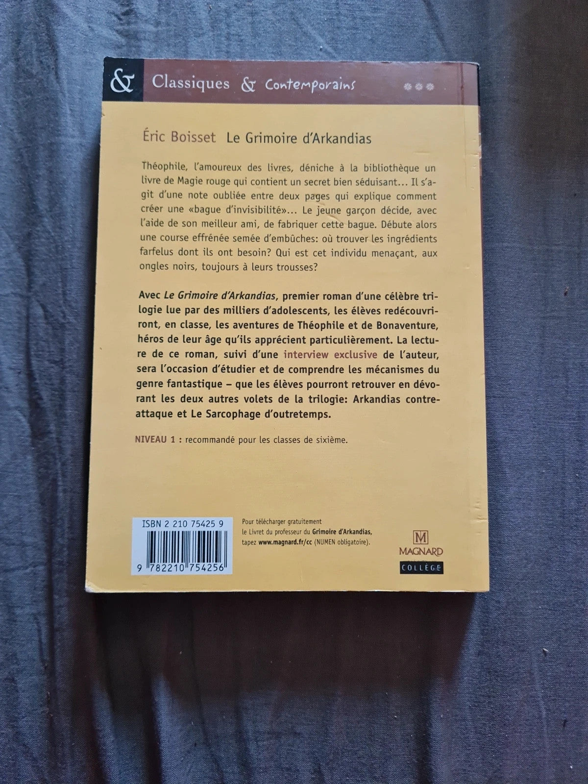 Le grimoire d'Arkandias , Éric Boisset