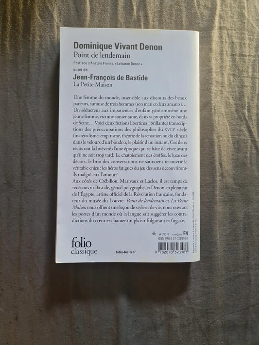 Point de lendemain, Dominique v. Dénon , la petite maison Jean François de bastide