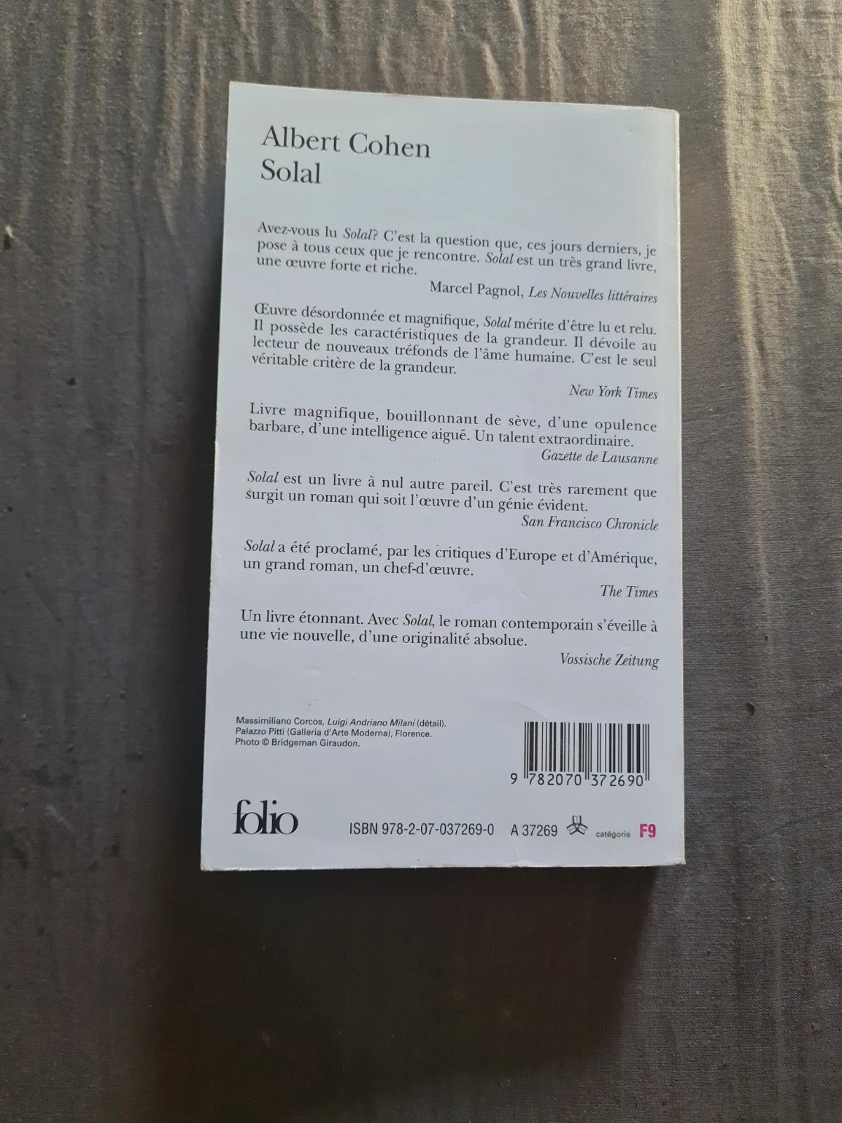 Solal , Albert Cohen