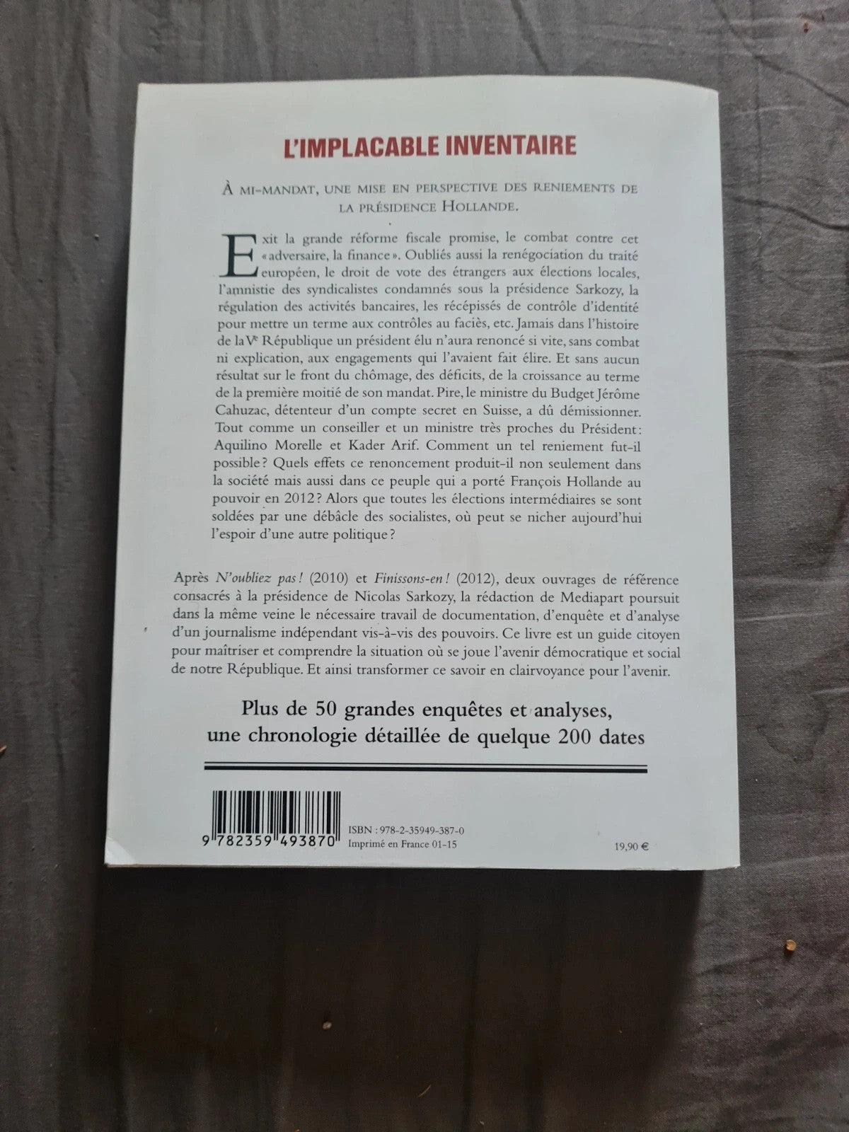 Qu'on t'il fait de nos espoirs ? , Mediapart