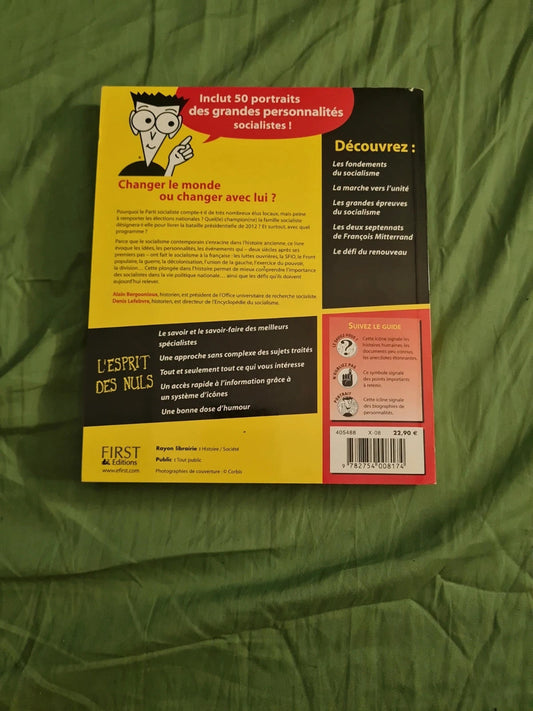 Le socialisme pour les Nuls , Alain Bergounioux , Denis Lefebvre