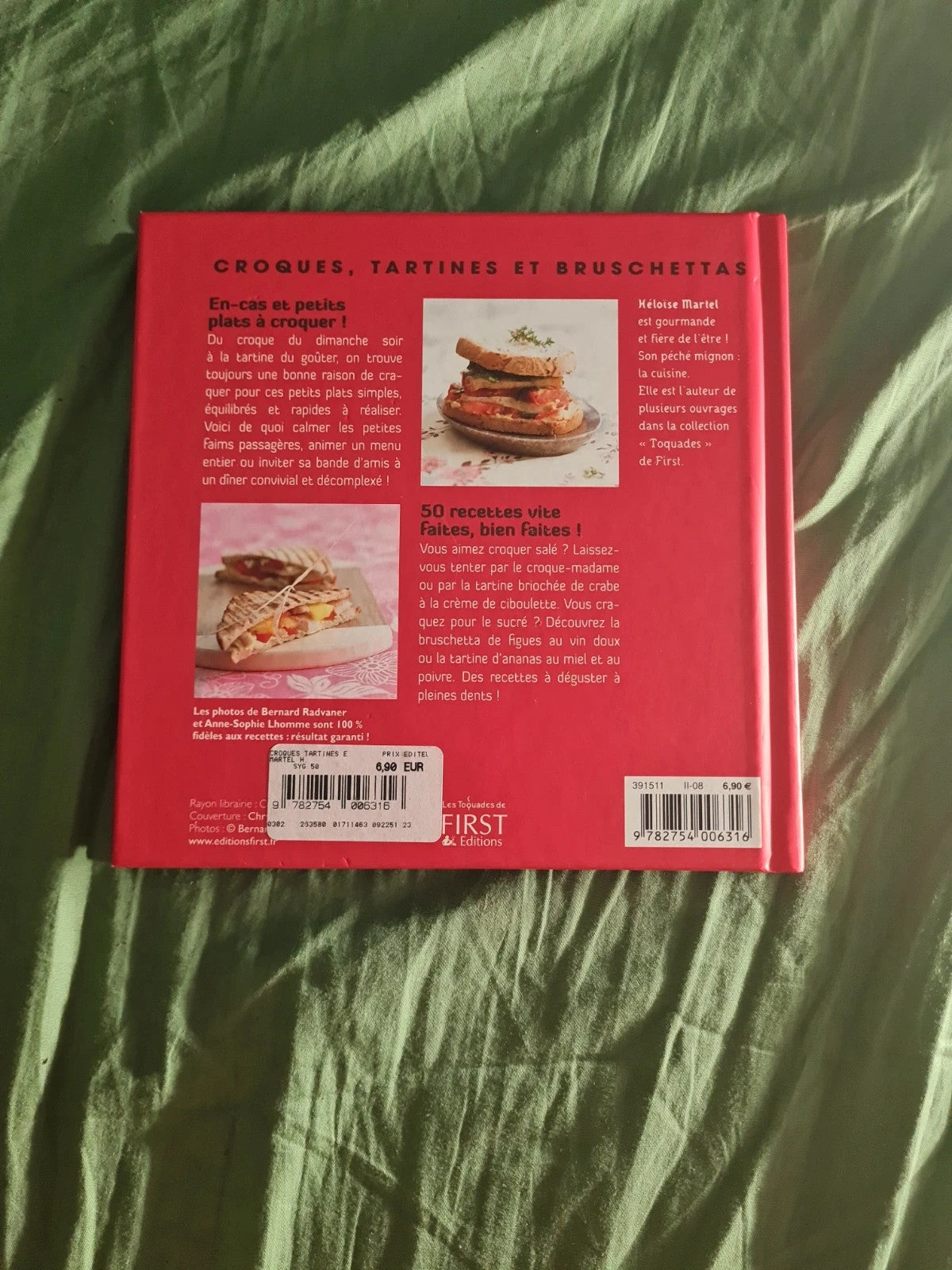 Croques , tartines et bruschettas , Heloise Martel