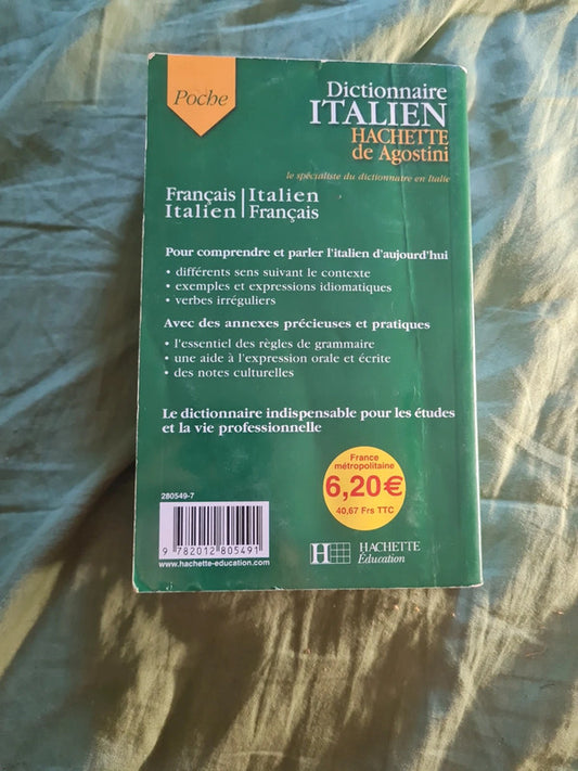 Dictionnaire Italien Hachette poche