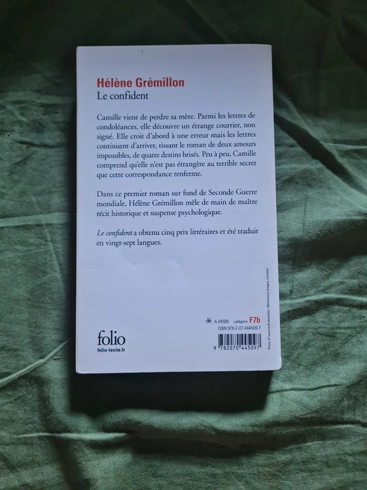 Le confident , Hélène Gremillon
