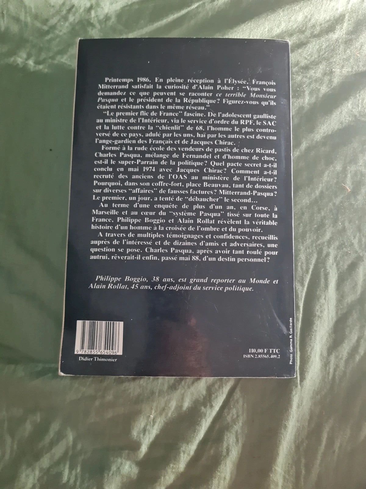 Ce terrible Monsieur Pasqua , Philippe Boggio , Alain Rollat