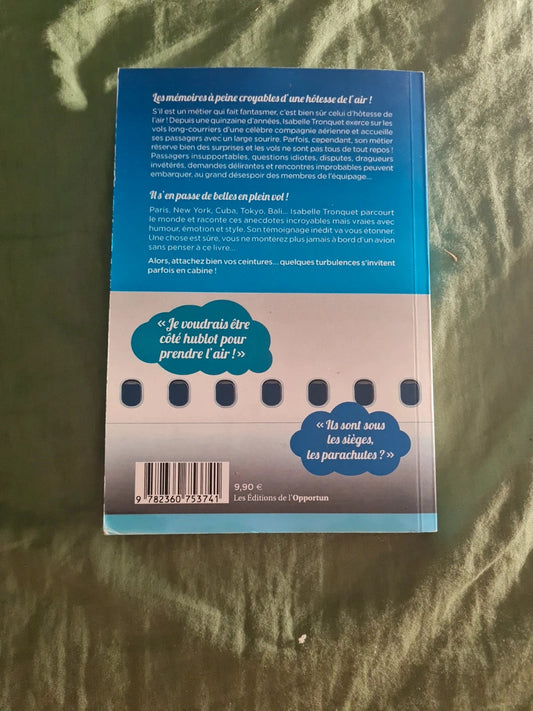 Attachez vos ceintures , décollage immédiat, perles de passagers , Isabelle Tronquet