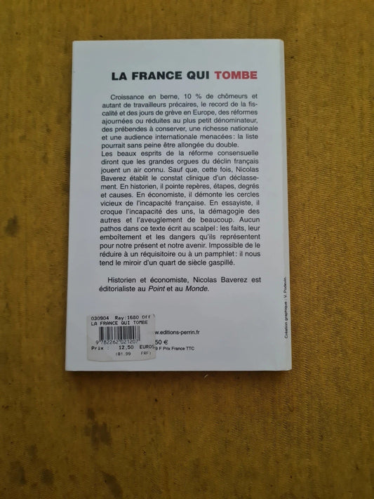 La France qui tombe, Nicolas Bavarez