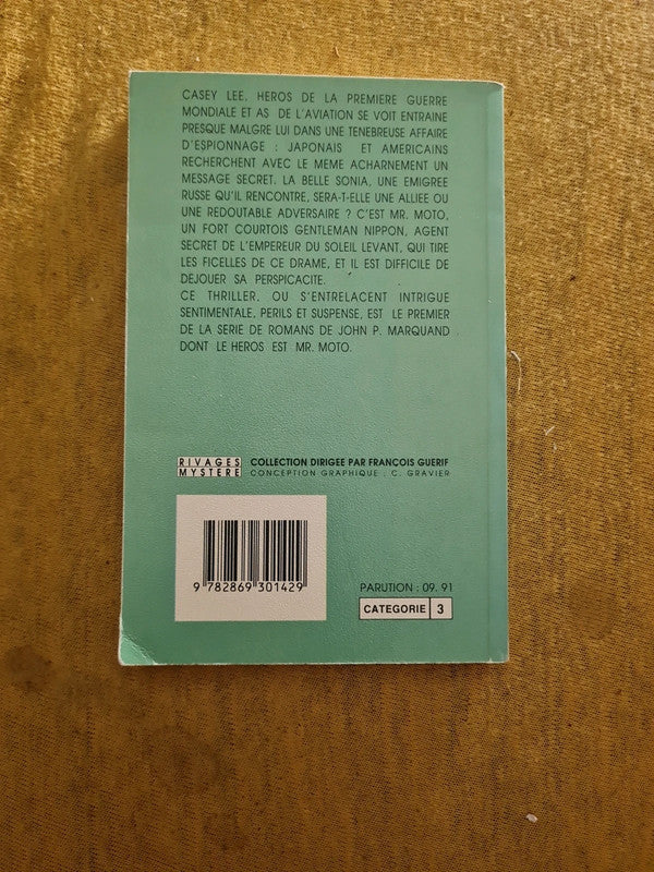 A votre tour mister moto , John P.Marquand