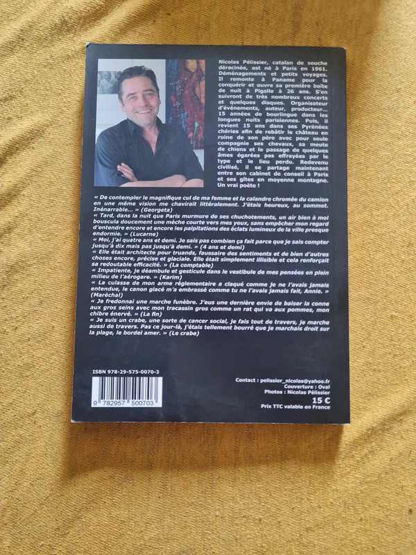 Morts dorées, Recueil de 50 nouvelles, Nicolas Pelissier