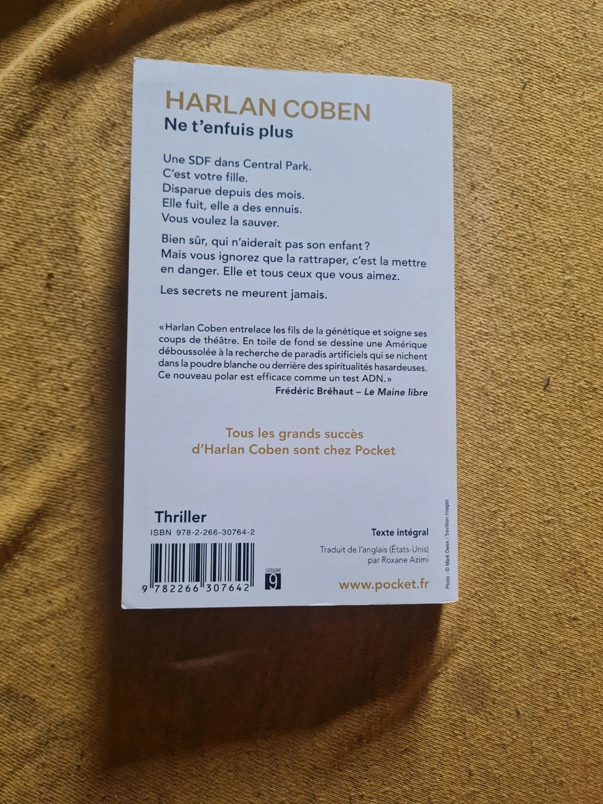 Ne t'enfuis plus, Harlan Coben