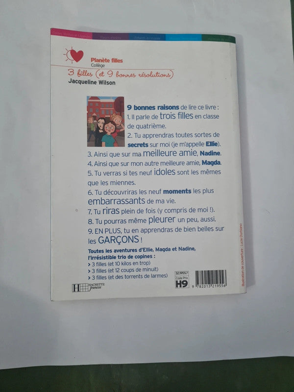 3 filles et 9 bonnes résolutions, Jacqueline Wilson