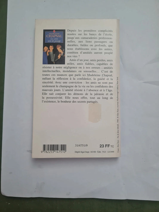 Les amis sont de passage, Madeleine Chapsal