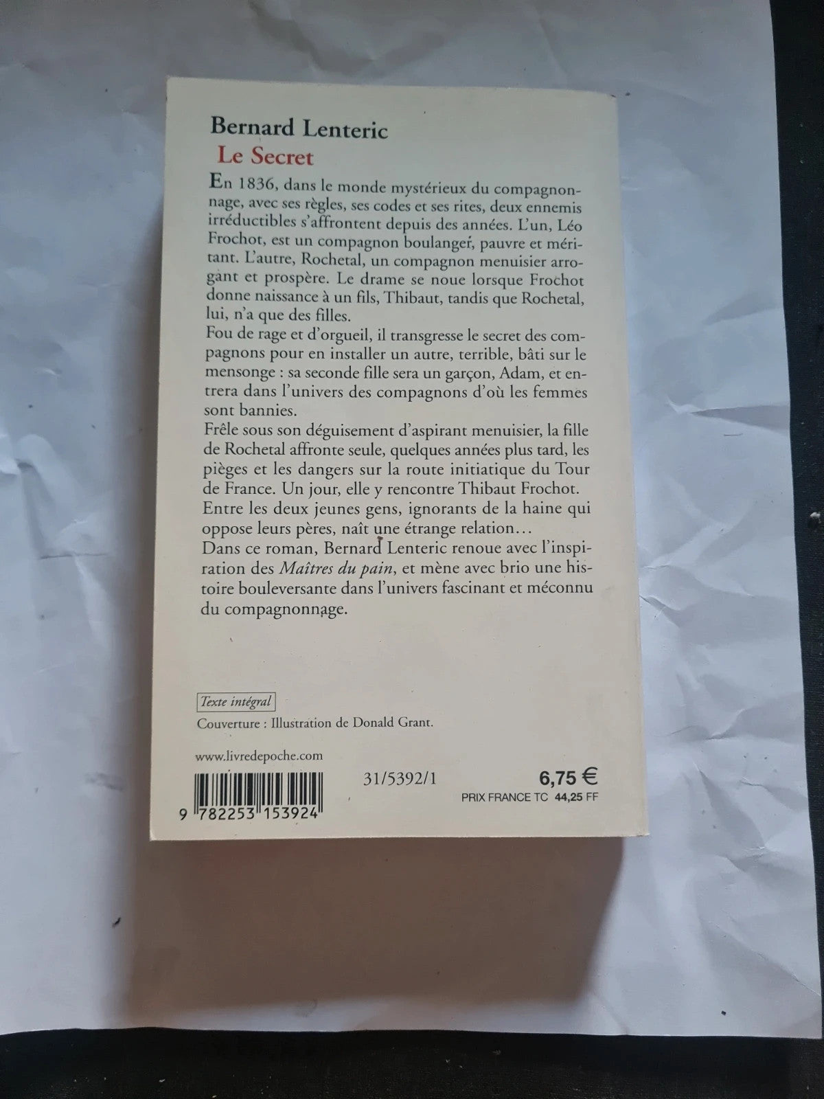 Le secret, Bernard Lenteric