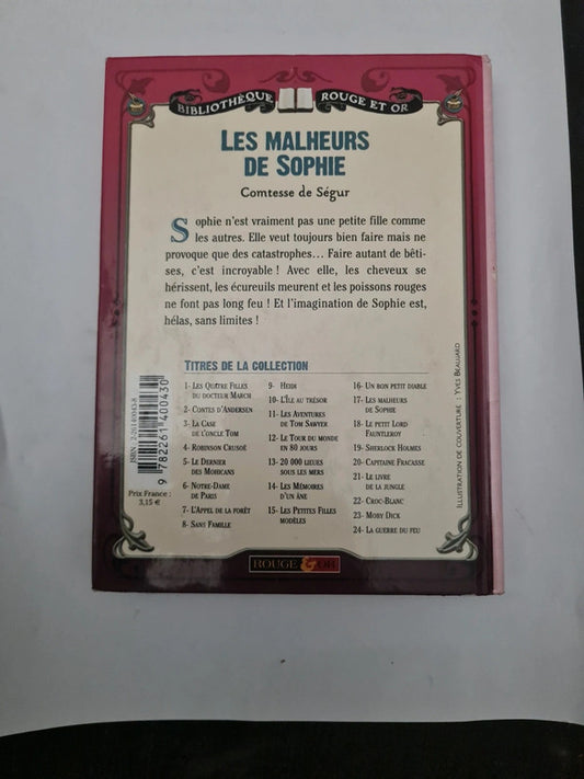 Les malheurs de Sophie, Comtesse de Segur