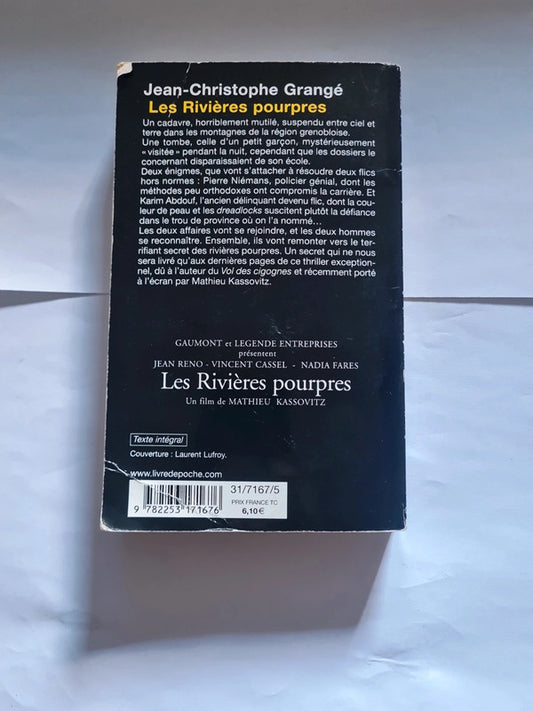 Les rivières Pourpres , Jean Christophe Grangé