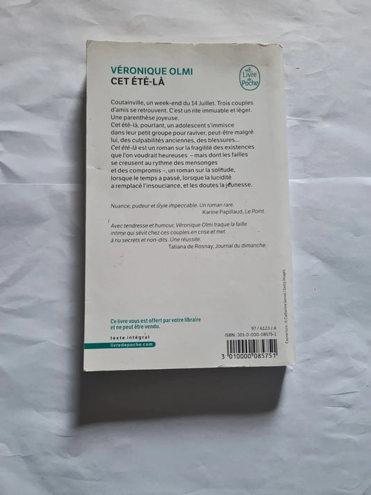 Cet été-là, Véronique Olmi