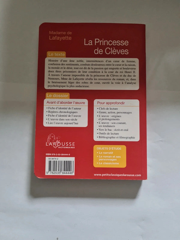 La princesse de Clèves , Madame de Lafayette