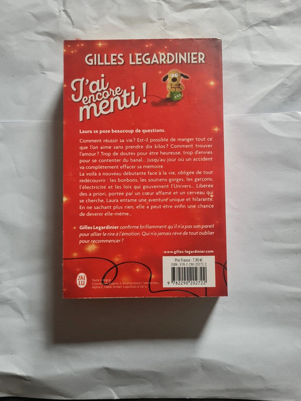 J'ai encore menti , Gilles Legardinier