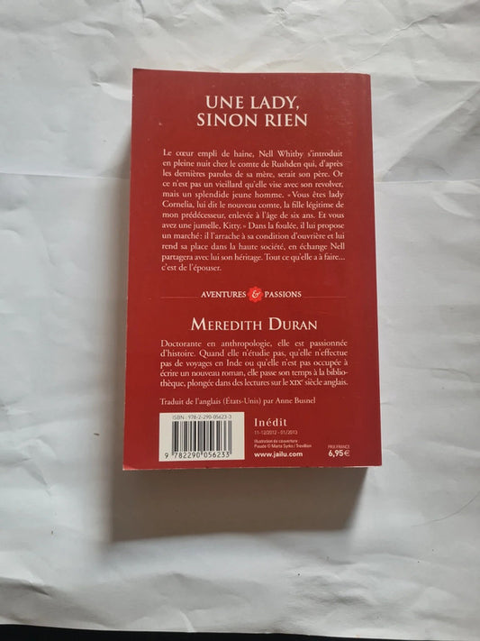 Une Lady, sinon rien , Meredith Duran