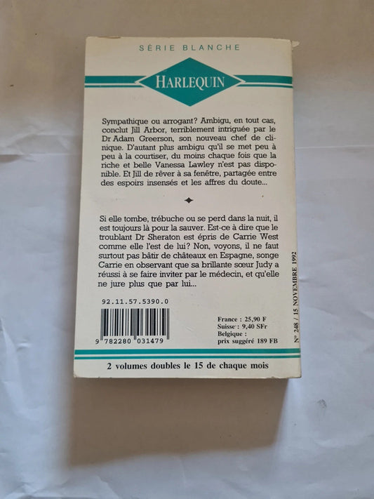 Qui aimez-vous Dr Greerson, Janet Ferguson , Rivalité pour un médecin, Hazel Fisher