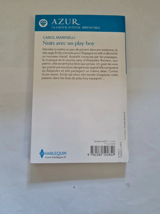 Nuits avec un play-boy , Carol Marinelli