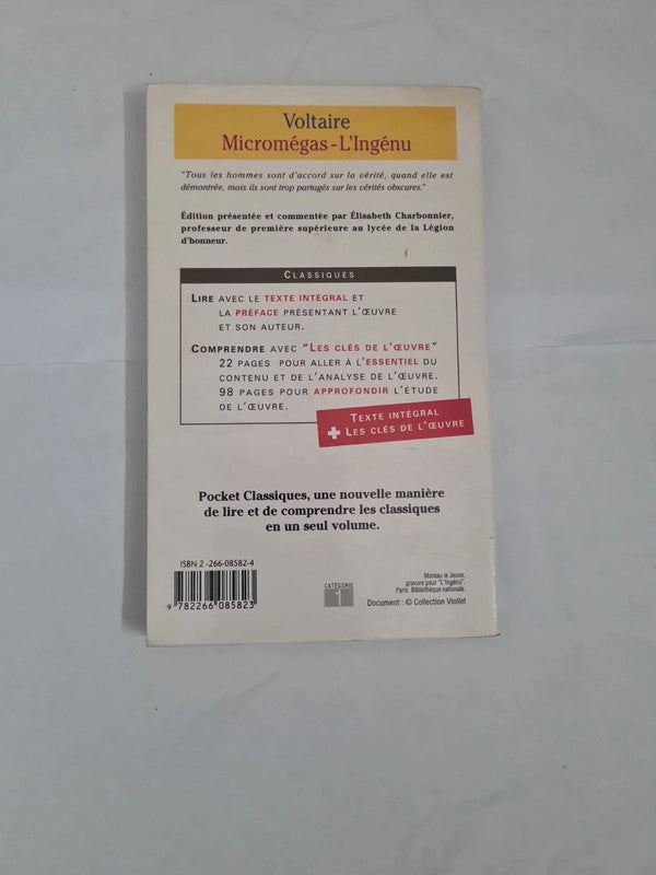 Micromégas - L'Ingénu, Voltaire, Elisabeth Charbonnier
